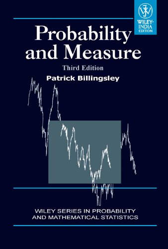 Probability and Measure, 3rd Edition