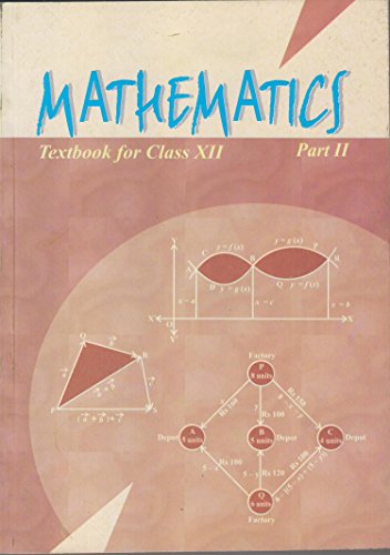 Mathematics Textbook for Class 12 Part - 2