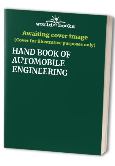 HAND BOOK OF AUTOMOBILE ENGINEERING