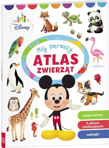 Disney maluch MĂlj pierwszy atlas zwierzÄ [KSIÄĹťKA]