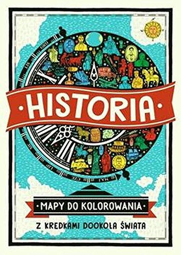 Historia Mapy do kolorowania Z kredkami dooko?a ?wiata