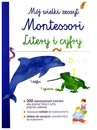 MĂlj wielki zeszyt Montessori. Litery i cyfry [KSIÄĹťKA]