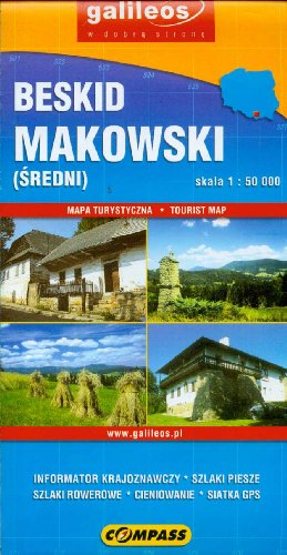 Beskid Makowski (?redni) Mapa turystyczna 1: 50 000