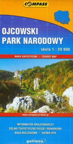 Ojcowski Park Narodowy Mapa turystyczna 1: 20 000