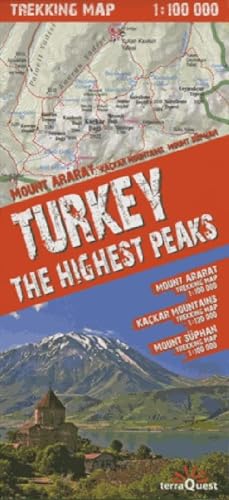 terraQuest Trekking Map Turkey
