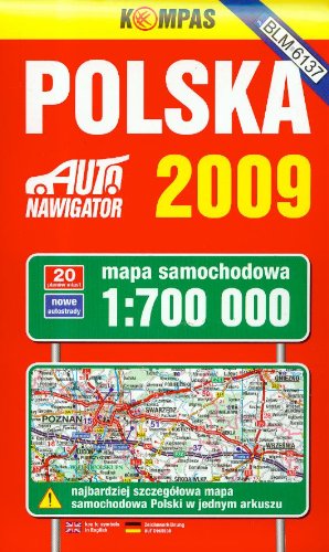 Polska 2009 mapa samochodowa