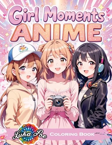 Girl Moments Coloring Book