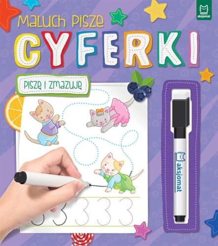 Maluch pisze CYFERKI Pisz? i zmazuj?