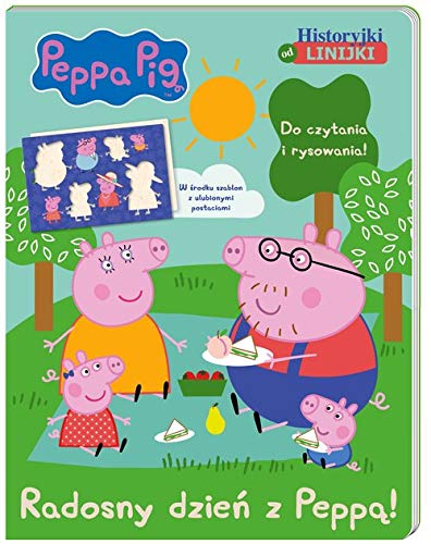 Peppa pig. radosny dzien z peppa! Historyjki od linijki.