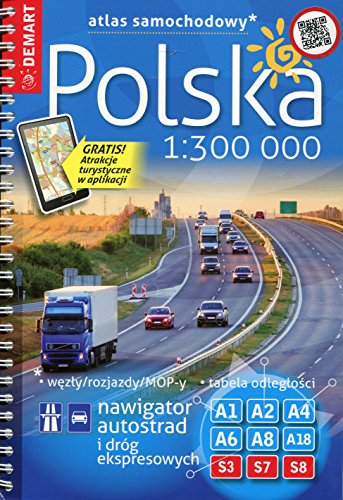 Polska Atlas Samochodowy 1: 300 000 (Polish Edition)