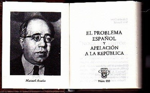 Title: El problema espanol y Apelacion a la republica Co