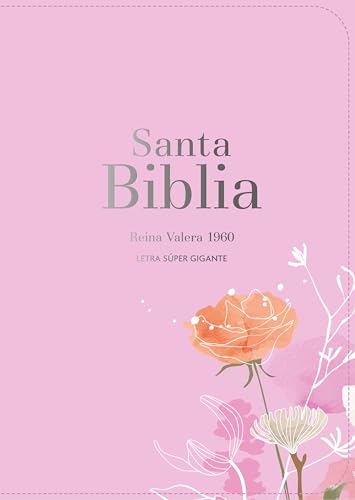 Biblia Rvr 1960 Letra Súper Gigante Símil Piel Rosa (Bible Rvr 1960 Super Giant Print Leatherlike Pink (Spanish Edition)