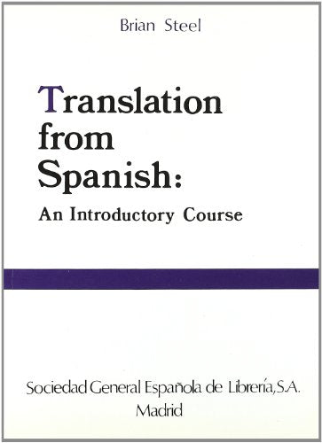 Translation from Spanish -  an introduction