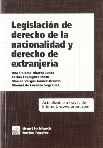 Legislacion de Derecho de La Nacionalidad y Derecho de Extranjeria