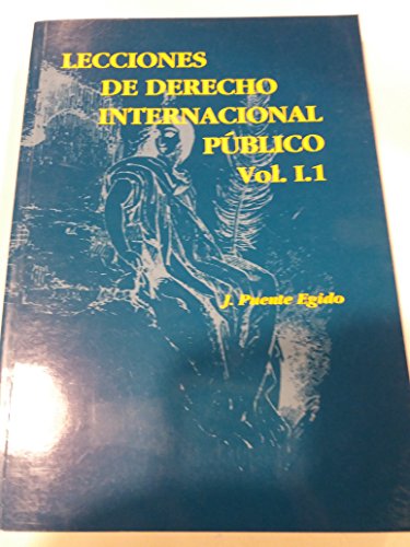 Lecciones de derecho internacionalpublico; vol.1
