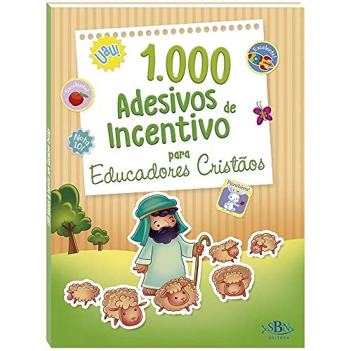 1000 adesivos de incentivo para eduacadores cristãos