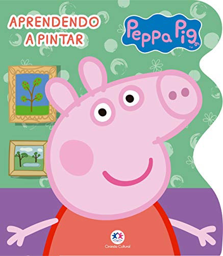 peppa pig aprendendo a pintar