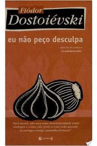 livro eu nao peco desculpa fiodor dostoievski 2002 Ed. 2002