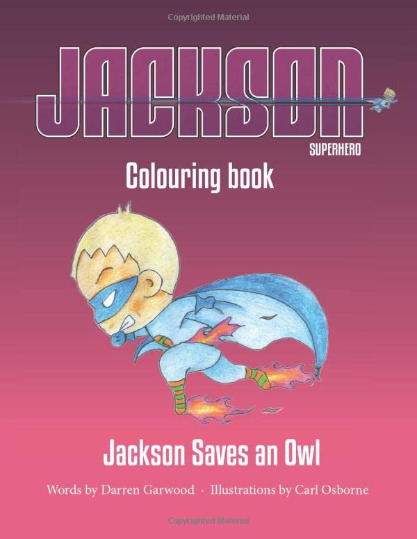 Jackson Saves an Owl - Colouring Book