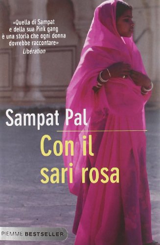 Con il sari rosa