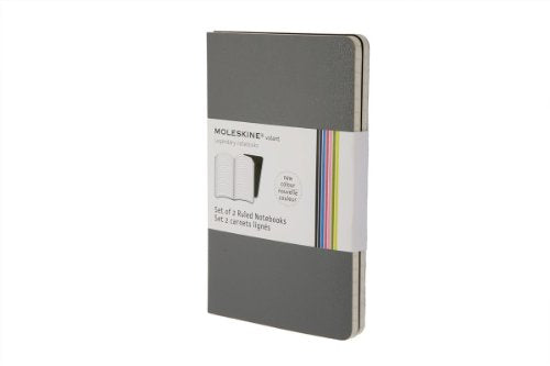 Moleskine Volant Pocket Ruled Slate Grey & Payne's Grey 2-set
