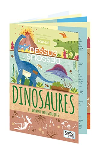 Pop-up dessus-dessous - Dinosaures et animaux préhistoriques: 6 ans dessus dessous