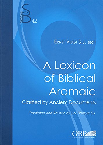 A Lexicon of Biblical Aramaic