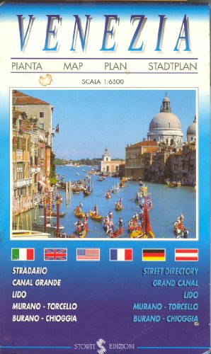 Venezia Pianta Map Plan Stadtplan