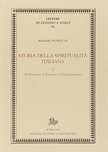 Storia della spiritualità italiana