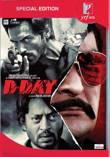 D Day Original Hindi DVD Fully Boxed with English Subtitles.