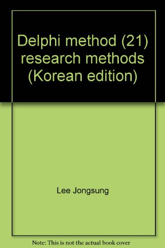 Delphi method (21) research methods (Korean edition)