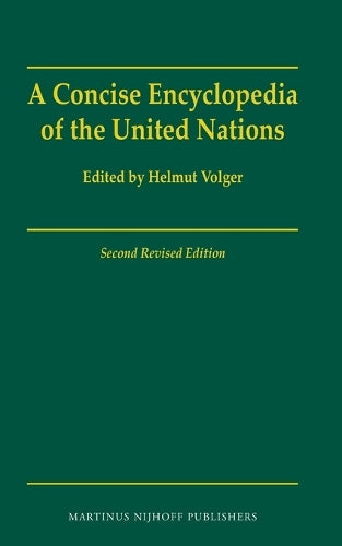 A Concise Encyclopedia of the United Nations