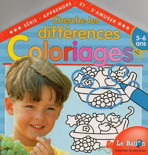 Cherche les différences coloriages (5-6 ans)