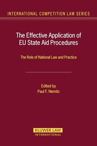 The Effective Application of EU State Aid Procedures
