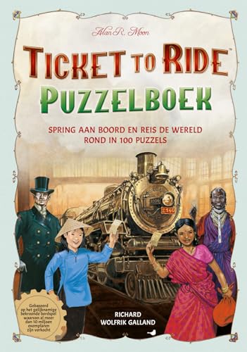 Ticket to Ride puzzelboek: stap aan boord en reis de wereld rond in 100 puzzels