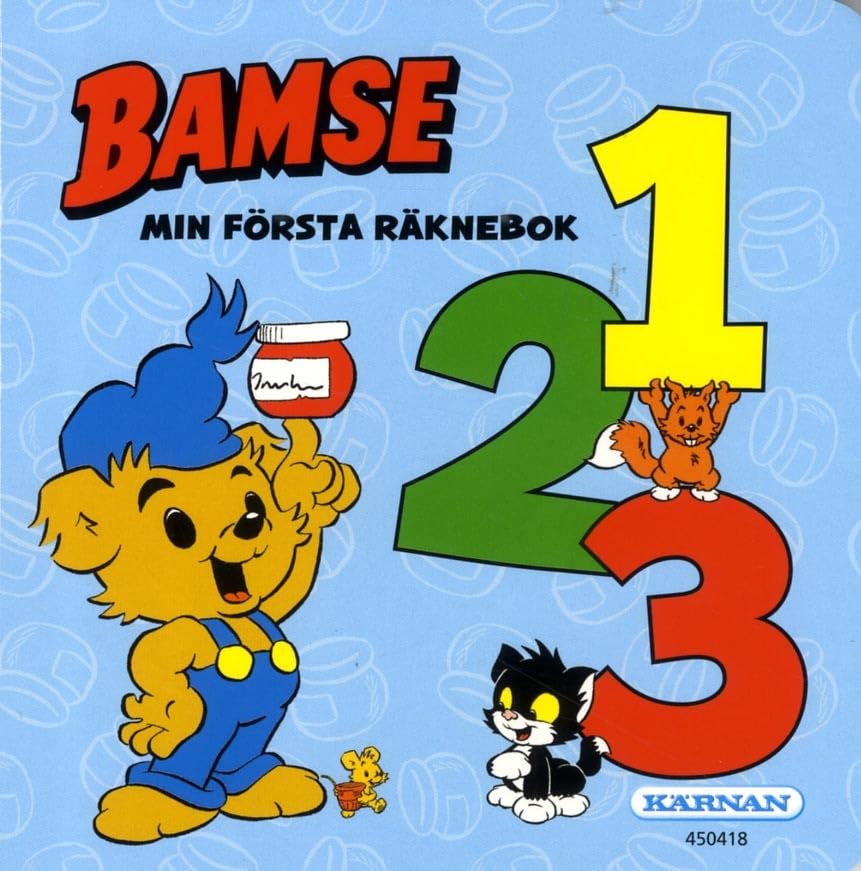 Bamse : min första räknebok 1, 2, 3
