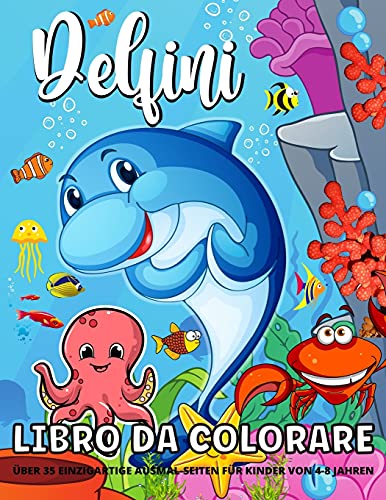 Libro Da Colorare Delfino