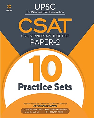 10 Practice Sets Csat Civil Services Aptitude Test Paper 2 2021 By ...