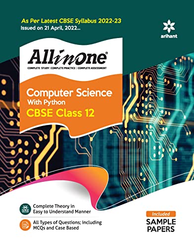 Cbse All in One Computer Science with Python Class 12 2022-23 Edition (as Per Latest Cbse Syllabus Issued on 21 April 2022)
