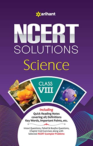 Arihant NCERT Solutions Guide for Class 8 Science 2024 Chapterwise Notes, Definitions, Keywords, Paheli and Boojho Questions, NCERT and Exemplar Solutions