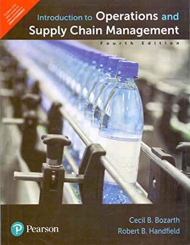 Introduction To Operations And Supply Chain Management,4Th Edn