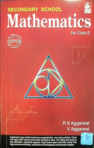 Secondary School Mathematics for Class 9 (for 2019 Examination)