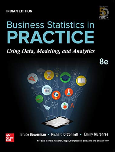 Business statistics in practice 8ed