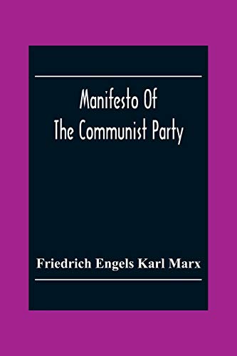 Manifesto Of The Communist Party