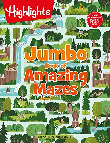 Jumbo Book of Amazing Mazes (Children Book for above 5 Years)