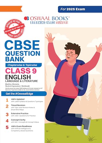 CBSE Question Bank Chapterwise and Topicwise SOLVED PAPERS_Class 9_ENGLISH Language & LITERATURE_For Exam 2024-25
