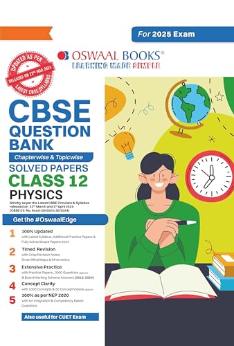 CBSE Question Bank Chapterwise and Topicwise SOLVED PAPERS_Class 12_Physics_For Exam 2024-25
