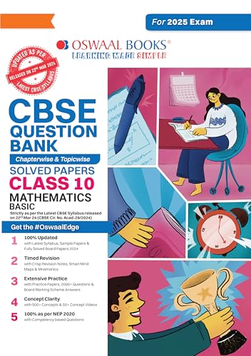 CBSE Question Bank Chapterwise and Topicwise SOLVED PAPERS_Class 10_Mathematics (Basic)_For Exam 2024-25