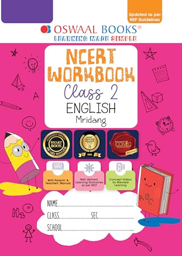 Oswaal NCERT Workbook Class 2 English Mridang (For Latest Exam)