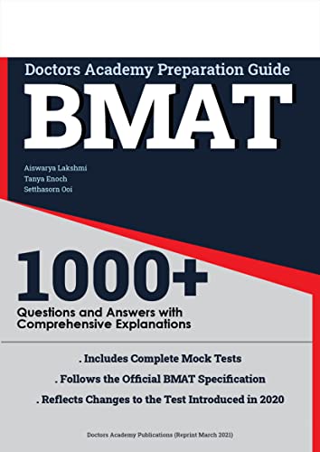BMAT for 2021 and 2022 Tests - Doctors Academy Preparation Guide with Practice Tests, BMAT Specification and 2020 Changes to the Test